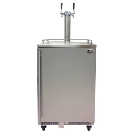 Premium Series Commercial Indoor/Outdoor Dual Tap Kegerator by Beer Meister