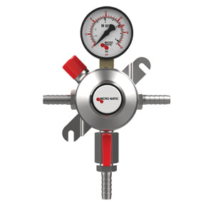 Micromatic Premium Plus Single Product Pass Thru Low Pressure Secondary Regulator - Pass Thru - 0-60 PSI